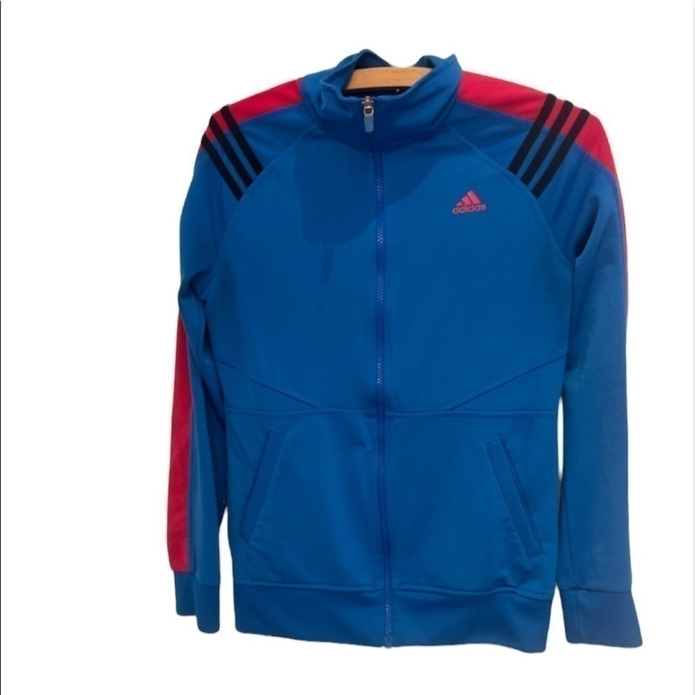 2/40$ ADIDAS vest Y2K look bleu size small